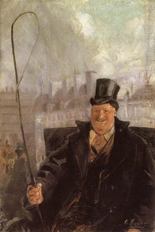 Paris Hackney Cab Driver, Christian Krohg